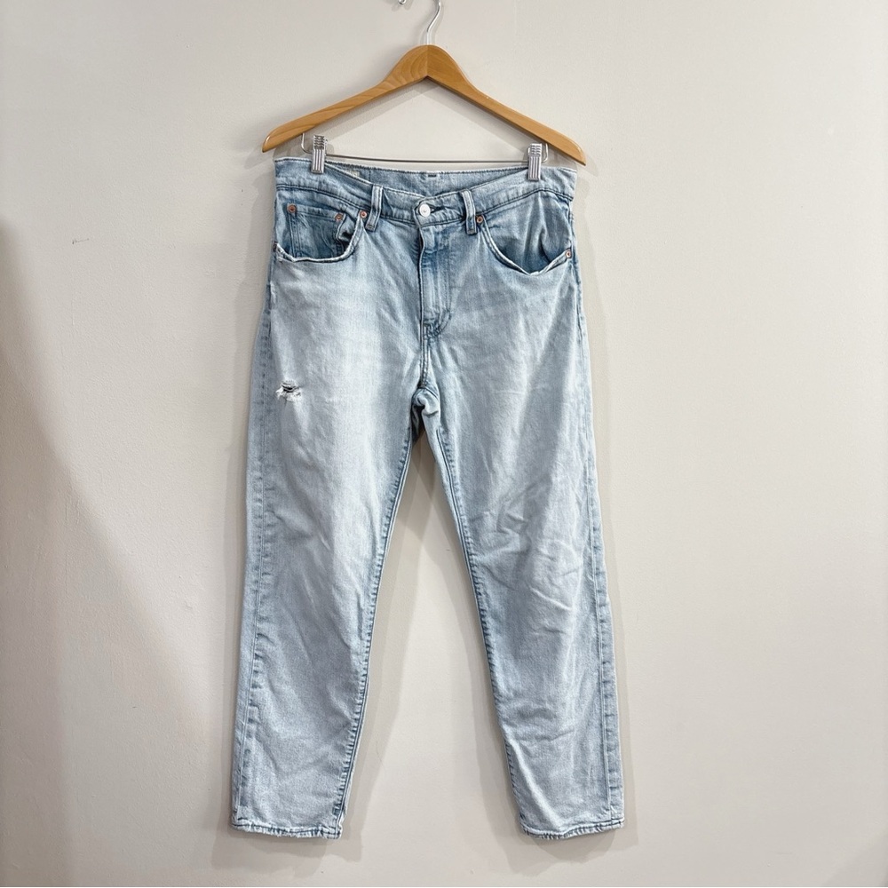 Levi’s Premium Jeans W32 L30 Light Wash Distressed Denim Men’s Pants Y2K